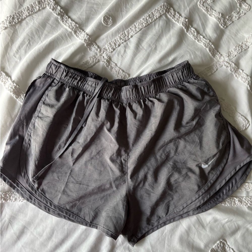 Nike Gray Athletic Shorts Lightweight Performance